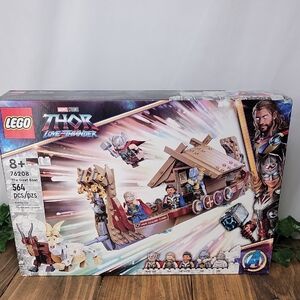 LEGO Thor Love and Thunder Goat Ship Set. NWT.
